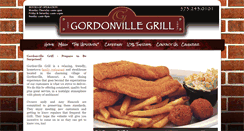 Desktop Screenshot of gordonvillegrill.com